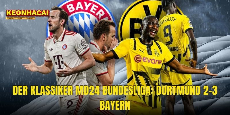 Der Klassiker MD24 Bundesliga: Dortmund 2-3 Bayern